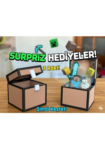 Minecraft Sürpriz Hediye Kutusu! (3 Efsanevi Öğe Seni Bekliyor!)