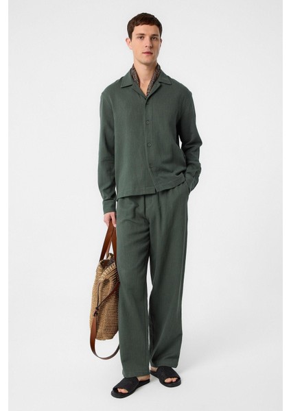 Haki Dokulu Erkek Gömlek fiyatları