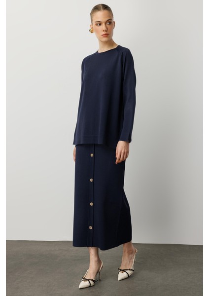 Tunik ve Etek Ikili Triko Takım-Lacı fırsatları