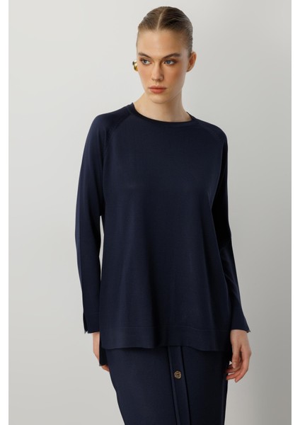 Tunik ve Etek Ikili Triko Takım-Lacı