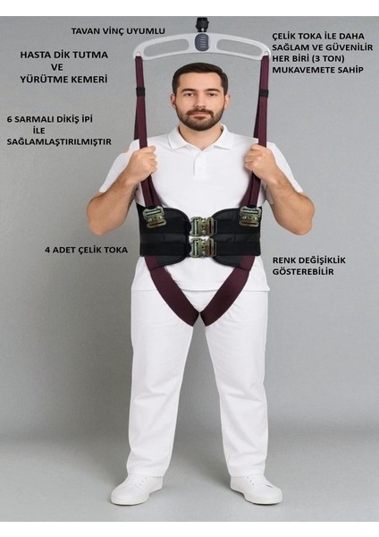 Hasta Yürütme ve Dik Tutma Kemeri – Vinç Sistemi Uyumlu (Renk Değişiklik Gösterebilir)