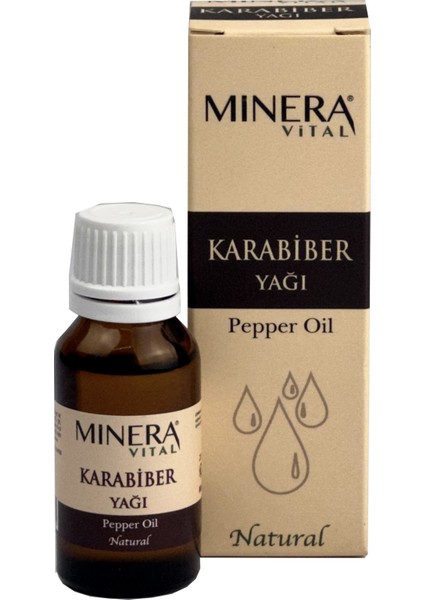Minera Karabiber Yağı 20 ml