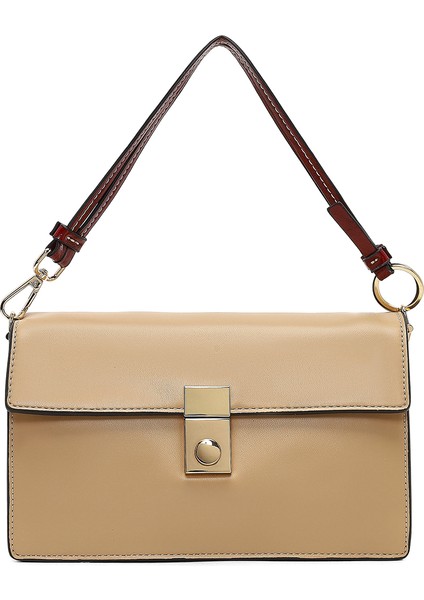 Kadın Bej Uzun Askılı Çapraz Çanta 25ABD244018 indirimleri