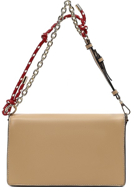 Kadın Bej Uzun Askılı Çapraz Çanta 25ABD244018