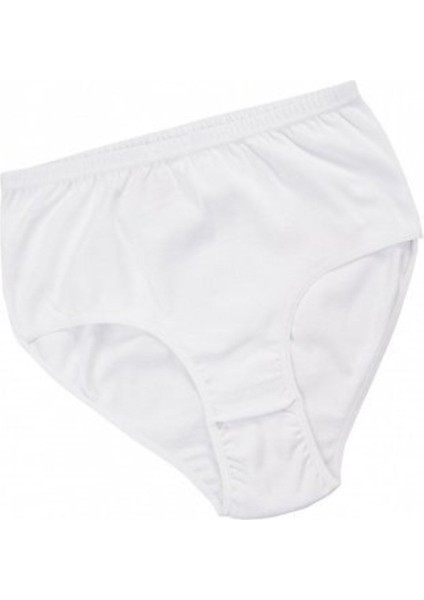 Yüksek Bel Bato Ribana 6’lı Külot Beyaz 160
