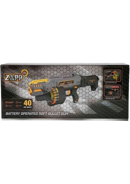 4574 Zapp Toys 40 Mermili Sünger Dart Atan Silah 57 cm fırsatları