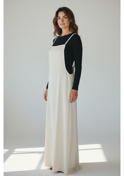 Kadın Ayarlanabilir Ip Askılı Dabıl Kumaş Elbise fırsatları