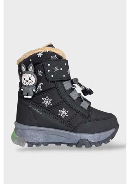 Içi Kürklü Suya Dayanıklı Soğuk Geçirmez Bebe Çocuk Bot Siyah - Füme fiyatları