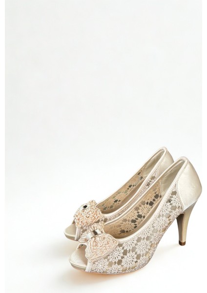 Saten Kadın Abiye Ayakkabı