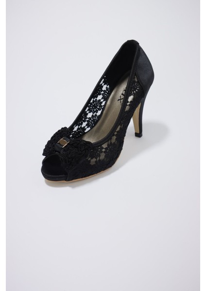 Saten Kadın Abiye Ayakkabı modelleri