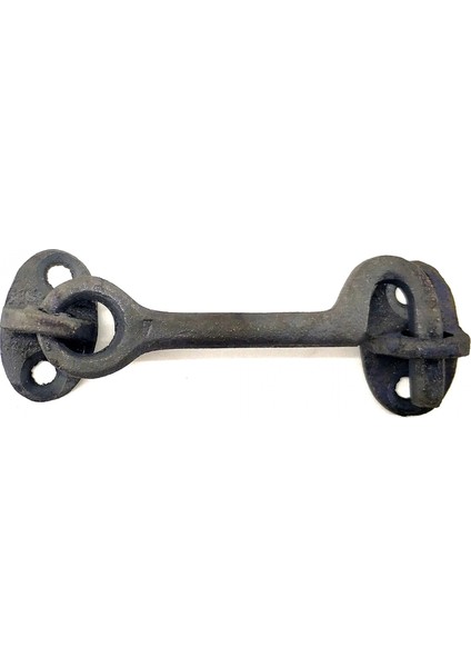 Antika Tarz Dekoratif Pirinç Çengeli - 8,5cm, Oksit