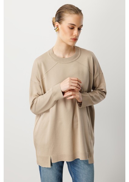 Yuvarlak Yaka Basic Triko-Taş modelleri