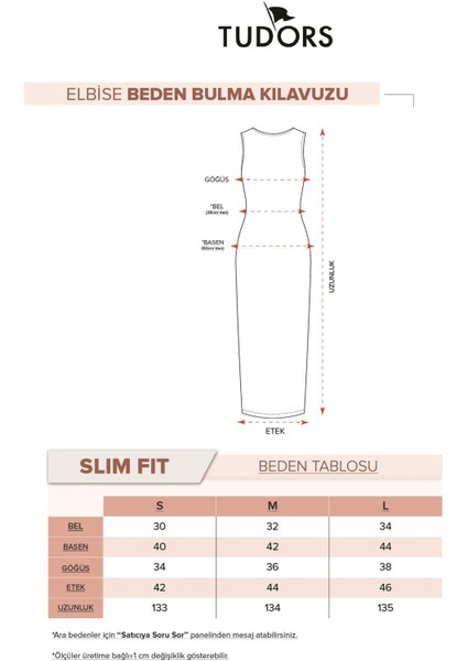 Kadın Modal Kumaş Slim Fit Dar Kesim Sıfır Kol Bisiklet Yaka Vizon Elbise