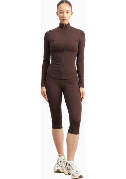 Base Sculpting Zip Up Jacket Şekillendirici Fermuarlı Kadın Ceket fırsatları