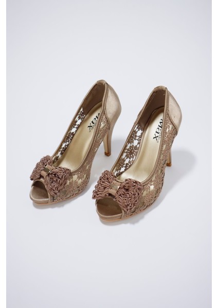 Saten Kadın Abiye Ayakkabı