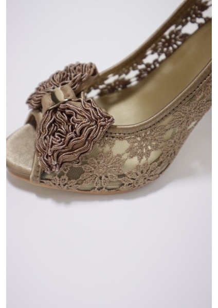 Saten Kadın Abiye Ayakkabı