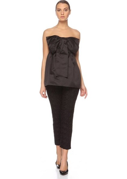 Kurdela Detaylı Bluz Siyah k1313107_001