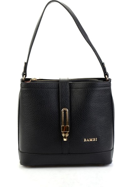 Siyah Kadın Omuz Çantası C06004594509