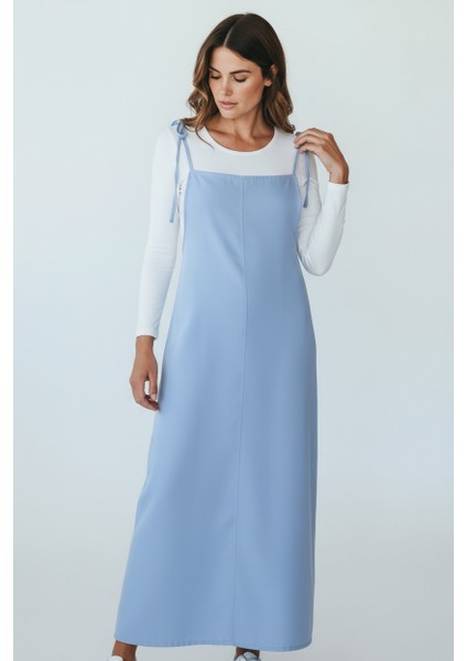 Kadın Ayarlanabilir Ip Askılı Dabıl Kumaş Elbise fırsatları