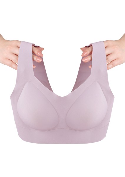 Balensiz Lazer Dikişsiz Çıkarılabilir Pedli Kalın Askılı Görünmez Sütyen