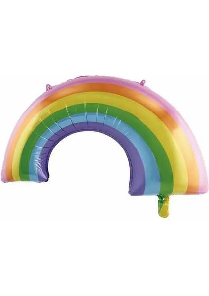 renkli gökkuşağı folyo balon