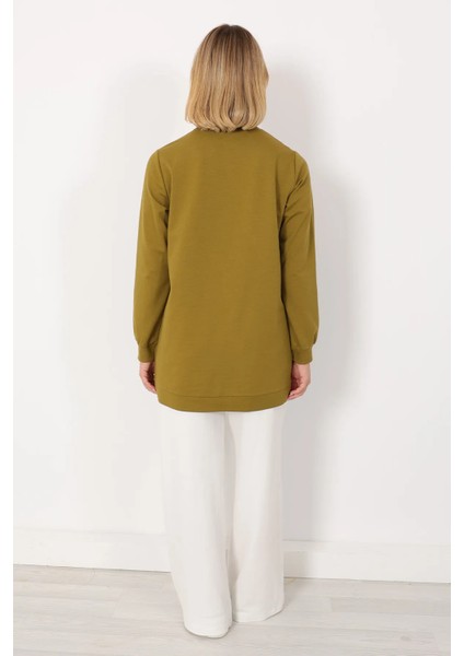 Basic Bisiklet Yaka Armalı Kısa Tunik fırsatları