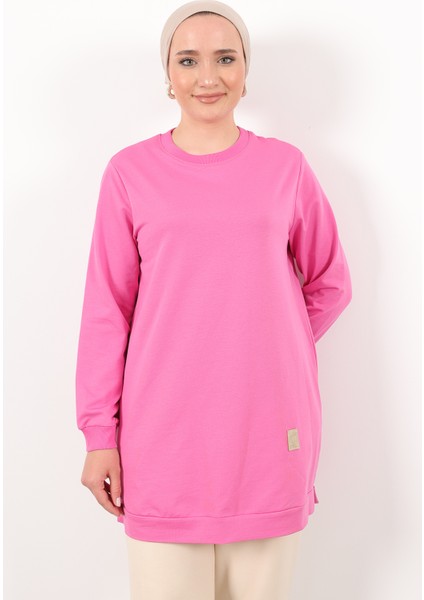 Basic Bisiklet Yaka Armalı Kısa Tunik fiyatları