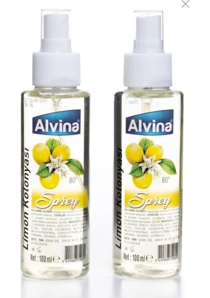 Sprey Limon Kolonyası 80C 100ML x 2 Adet fiyatları