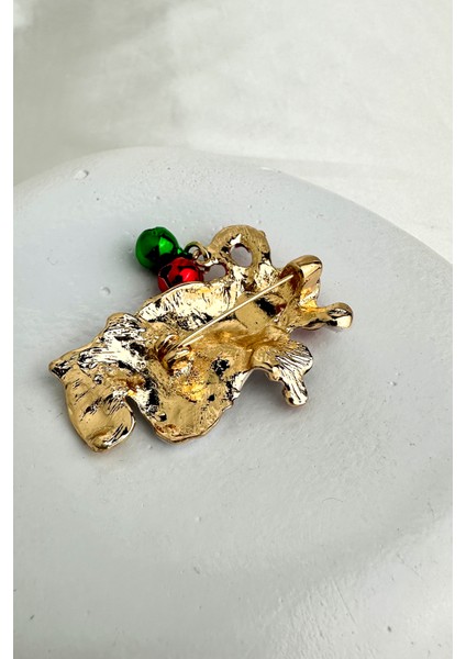 Yılbaşı Özel Mineli Sevimli Noel Baba Broş (5cm) fiyatları