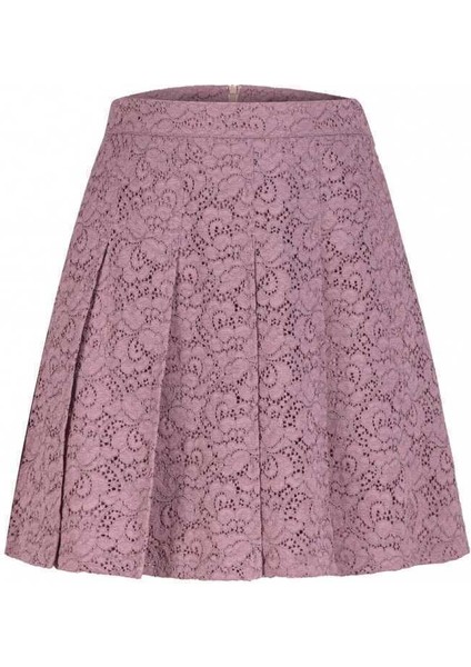 Dantel Görünümlü Mini Etek Gülkurusu K1915037_052 fırsatları