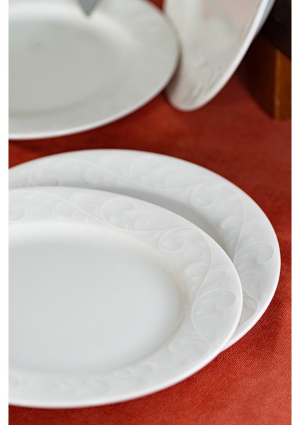 Bahar 6'lı Porselen Pasta Tabağı Seti modelleri