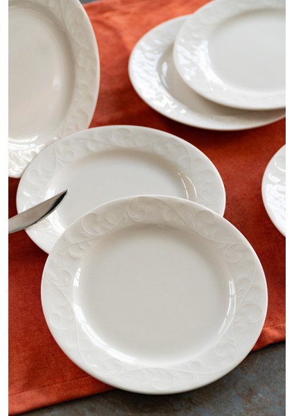 Bahar 6'lı Porselen Pasta Tabağı Seti fırsatları