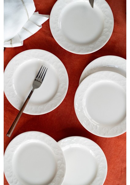 Bahar 6'lı Porselen Pasta Tabağı Seti indirimleri