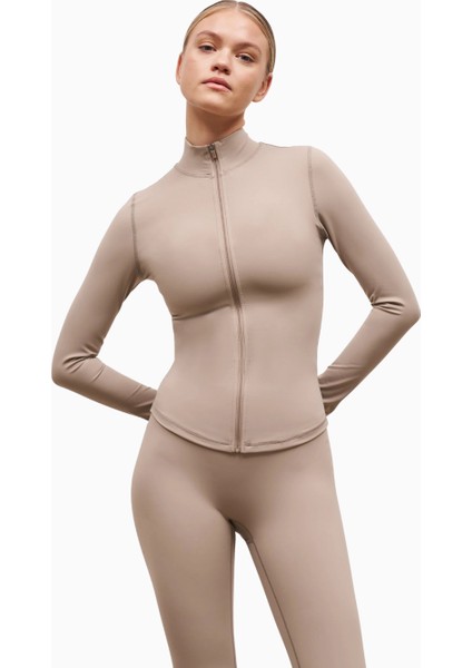 Base Sculpting Zip Up Jacket Şekillendirici Fermuarlı Kadın Ceket