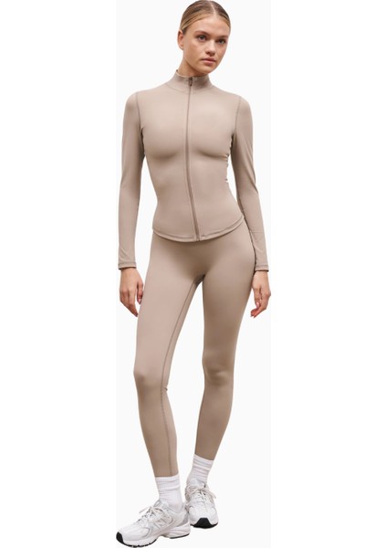 Base Sculpting Zip Up Jacket Şekillendirici Fermuarlı Kadın Ceket fırsatları