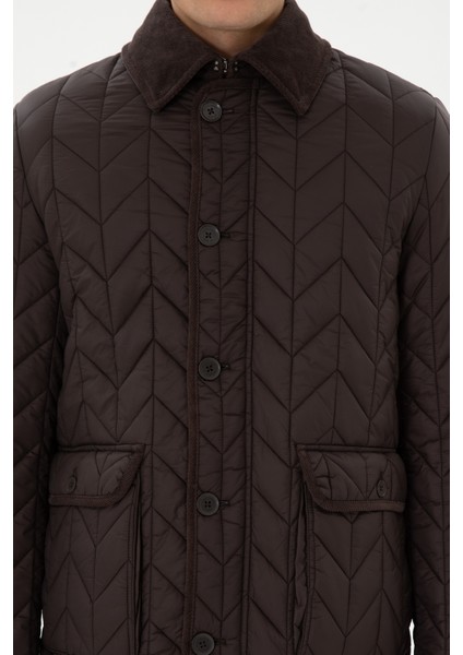 Erkek Koyu Kahverengi Mont 50311624-VR084