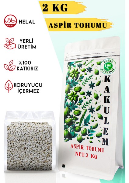 Sertifikalı Sultan Papağan Yemi Aspir Çekirdeği Tohumu 2 kg