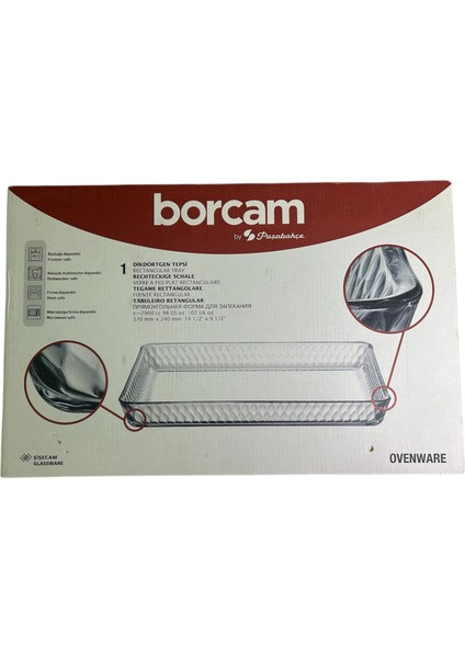 Dikdörtgen Borcam 37 x 24 cm indirimleri