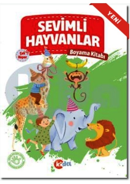 Sevimli Hayvanlar Boyama Kitabı