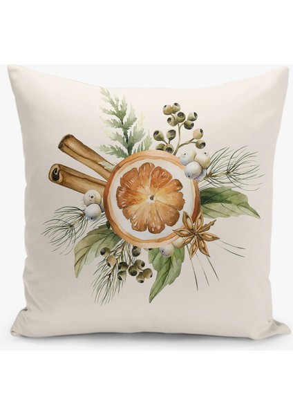 4 Lü Çift Taraflı Dijital Baskı Kırlent Kılıfı Yılbaşı Desenli fiyatları