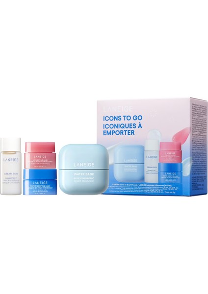 Icons To Go Set - Yüz Bakım Seti 20ML + 15ML + 10ML + 3g