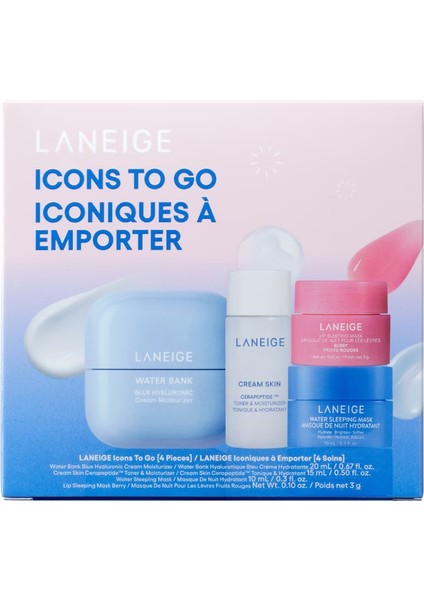 Icons To Go Set - Yüz Bakım Seti 20ML + 15ML + 10ML + 3g fiyatları