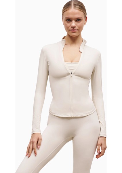 Base Sculpting Zip Up Jacket Şekillendirici Fermuarlı Kadın Ceket