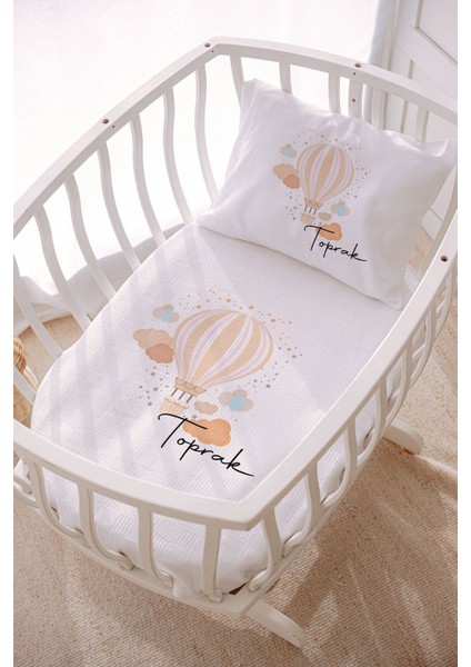 Isme Özel 70X120 Park Yatak ve Anne Yanı Pike Seti Balon