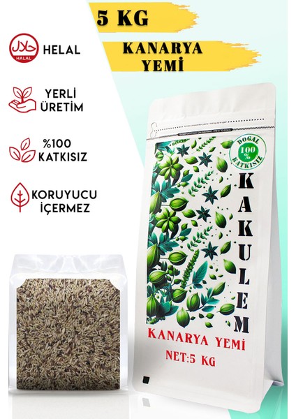 Sertifikalı Premium Karışık Kanarya Yemi 5 kg