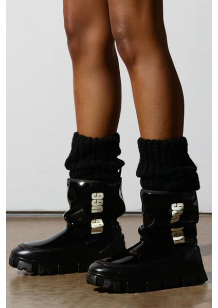 Women's Classic Brellah Mini Boot Kadın Içi Yünlü Bot Siyah