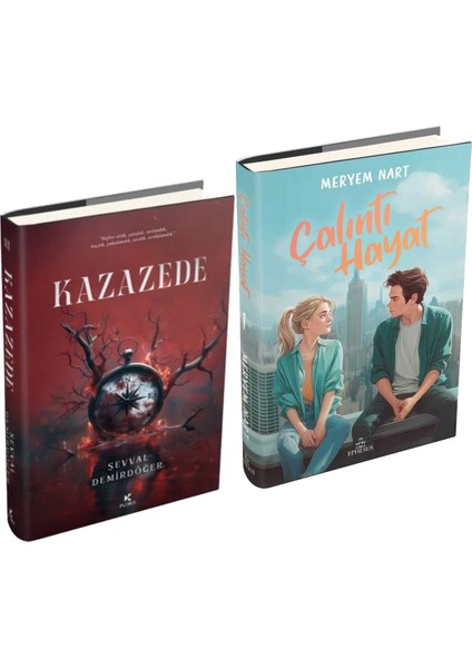 Çalıntı Hayat 1 Ciltli ve Kazazede 3 Ciltli Şevval Demirdöğer 2li Set + Hediyeli