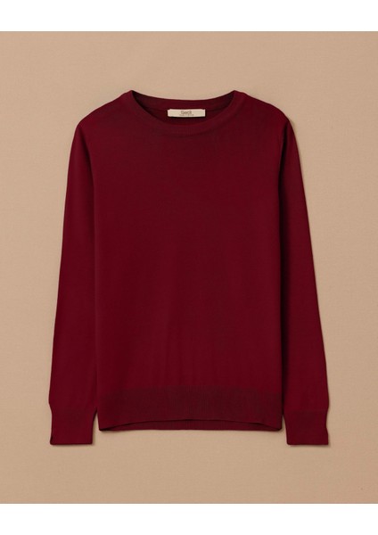 10002521710003 Seçil Sıfır Yaka Triko Bluz