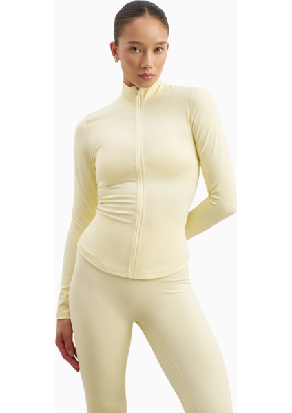 Base Sculpting Zip Up Jacket Şekillendirici Fermuarlı Kadın Ceket