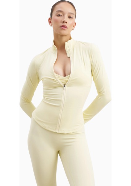 Base Sculpting Zip Up Jacket Şekillendirici Fermuarlı Kadın Ceket